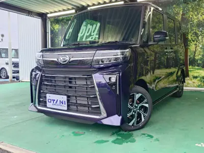ダイハツ タントカスタム 車検→令和9年5月 電動スライドドア❗️走行