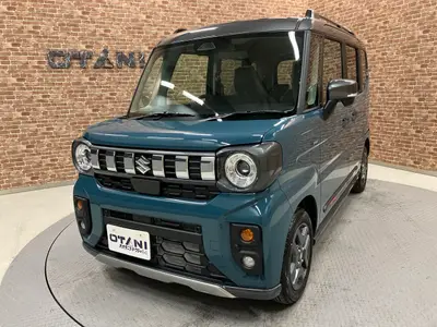 スズキ スペーシアギア HYBRID XZ 両側ﾊﾟﾜｰｽﾗｲﾄﾞﾄﾞｱ・ｱﾙﾐﾎｲｰﾙ・LED